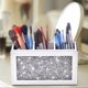 thumbnail image 3 of Organizador de brochas de maquillaje Amezey con espejo y diamantes, 3 of 6