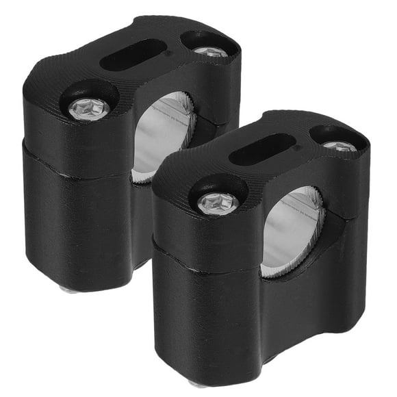 GOOHOCHY 2Ud Kit Abrazaderas Elevadoras Manillar Negro 7-8 Aluminio Para Accesorios De Motocicleta