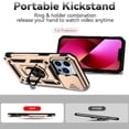 thumbnail image 3 of Estuche GANGXUN para iPhone 13 Pro, soporte giratorio 360°, estilo mecánico y magnético, 3 of 5