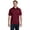 Cardinal, variant on 54 Adult 50/50 Ecosmart-Jersey Knit Polo, Deep Royal, M, Pack 3, Mens Polo Shirts