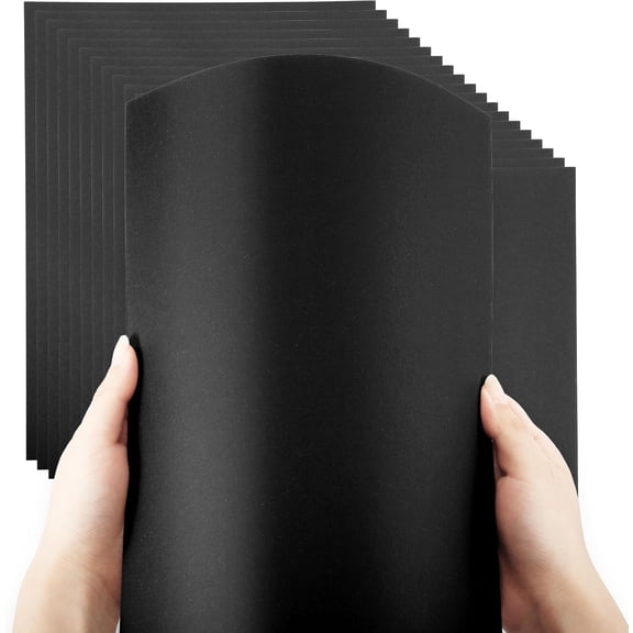 200 Sheets Cardstock,8.5 x 11 Inches Kraft Cardstock,Thick Paper Card Stock 92lb/250gsm,Printer Paper for Invitations Menus Crafts DIY Cards Projects(Black)