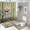 style-404, variant on Fun Mexican Christmas Gnome 4 Pcs Shower Curtain Set Shower Curtain And Rugs Shower Curtain Set Sun Decor Waterproof Shower Cu for Bathtub Decor Durable Bathroom Decor Set