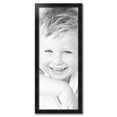 thumbnail image 2 of ArtToFrames 16" x 41" Honors Black with Silver Picture Frame, 16x41 inch Black Wood Poster Frame (WOM-5157), 2 of 7