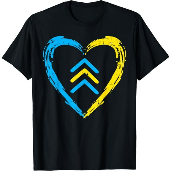 Down Syndrome Awareness Arrows Trisomy 21 T21 Men Women Kids T-Shirt