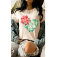 thumbnail image 4 of Blooming Cactus Stuck on You PLUS SIZE Graphic Tee T-Shirt, 4 of 6