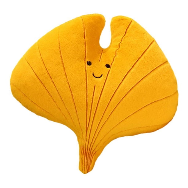 Cojín de peluche de hoja, suave y esponjoso, para la espalda, para sala de estar. Estilo D