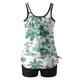 thumbnail image 2 of Trajes de Baño Modestos para las Mujeres Traje de Baño de Eslinga de Impresión de Hojas de Flores Multicolores, Cintura Alta Y Tops de Traje de Baño de Apoyo para las Mujeres, 2 of 6