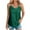 Green, variant on CFLVAEK Sequin Tank Tops for Women Loose Fit Spaghetti Strap Party Club Shirts Sparkly Glitter V Neck Cocktail Party Camisole Pink S