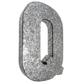 thumbnail image 2 of 20" Metal Letter "Q" Wall Decor, Silver with Rusted Edges, Galvanized Wall Mountable Decoration for Country, -Century, or Farmhouse Themed Room or Event - YOSITiuu, 2 of 3