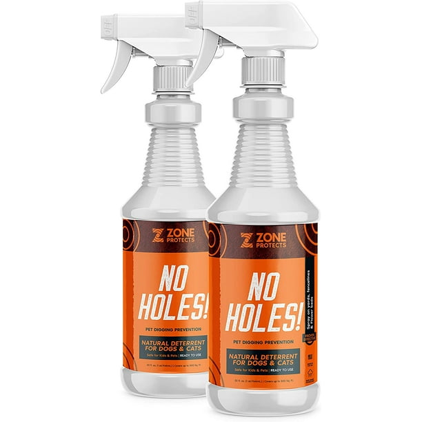 Dog Digging Deterrent Spray; Protects No Holes! Digging Dog Prevention