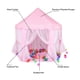 thumbnail image 3 of Princess Tent Large Castle Play Tent Fairy Playhouse para niñas Tienda de juegos para niños con cort Abanopi Carpa, 3 of 6