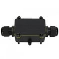thumbnail image 3 of Neyseki Plastic Waterproof Junction Box  M686 Black Two Position Cable Connector Junction Box IP68 for LED Street Light, 3 of 7