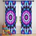 thumbnail image 5 of Blackout Kids Curtains,Colorful Tie Dye Mandala Pattern Childrens Insulated Curtains Set Of 2,Bedroom Essentials,Toddler Room Decor 42"x84", 5 of 5