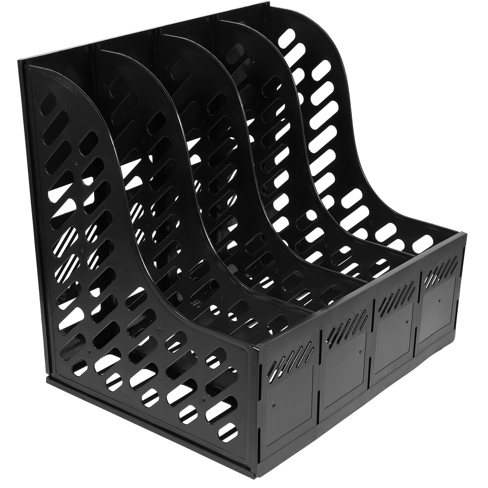 NUOLUX A4 File Magazine Storage Holder Paper Document Organizer Desk Folder Rack Box Stand Desktop Sorter Container