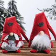 thumbnail image 2 of Muñeco de Papá Noel sin rostro, decoración navideña para el hogar, adorno navideño de 2024, regalos para el árbol de Navidad, Navidad Noel, feliz año nuevo 2025, 2 of 5