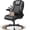 Black, variant on WENTUM Massage Office Chair with Foot Rest, 6 Points Vibration Heating Executive Chairs Ergonomic Home Office Desk Chair, Black