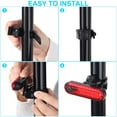 thumbnail image 3 of 2 Pack USB-C Rechargeable Bike Tail Light, Waterproof LED Bicycle Rear Light Easy to Install On Any Bike Trailer or Helmet, 3 of 8