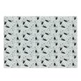 thumbnail image 1 of Bulldog Cutting Board, Monochrome Doodle Portraits with Paw Traces Best Friend Animal Lover, Decorative Tempered Glass Cutting and Serving Board, in 3 Sizes, by Ambesonne, 1 of 2