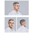 thumbnail image 2 of 400PCS Shower Cap Waterproof Disposable Plastic Hair Bath Cap Shampoo Cap, 2 of 6