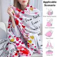 thumbnail image 5 of Sister Gifts Blanket,Sister Heart Blanket Gifts from Sister or Brother,Sister Birthday Gifts,I Love You Sister Blanket Gifts for Sister,Soft Cozy Flannel Throw Blanket 50"x40", 5 of 6