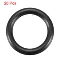 thumbnail image 2 of 20pcs Black Nitrile Butadiene Rubber NBR O-Ring 13mm Inner Dia 2.5mm Width, 2 of 2