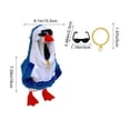 thumbnail image 3 of AuroraX Desk Goose Outfits 7 Inches Mini Desk Goose Outfits Funny Desk Goose Accessories, 3 of 6