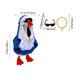thumbnail image 3 of Mini Porch Geese Outfit Sunglasses And Necklace Set Decorative Geese Hoodie 7-inch Desk Geese Outfits, 3 of 6