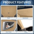 thumbnail image 3 of Unique Bargains Headliner Fabric 36" L x 60" W for Car Truck RV SUV Automotive Interior Trim DIY Roof Repair Replacement Foam Backing Breathable Mesh Fabric Brown, 3 of 8