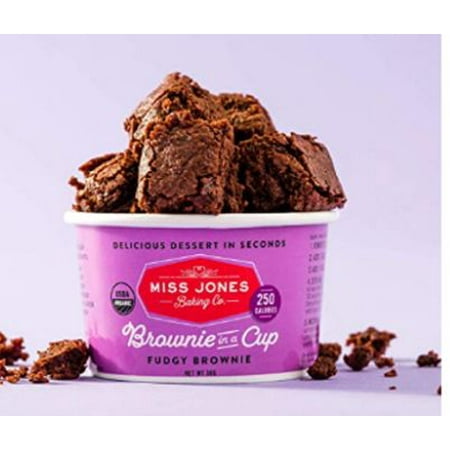 Pack of 2 - Miss Jones Baking Co Brownie In A Cup, Fudgy 1.34
