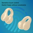 thumbnail image 4 of Fanshiluo 13mm Moving Coil Wireless Bluetooth 5.3 Earphones, Clip-On Noise Reduction Sports Earbuds, 36H HiFi Sound Quality, Low Latency and 3s Connection for Running and Long-Distance Use, 4 of 9
