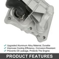 thumbnail image 4 of Adaptador de ensamblaje de la carcasa del filtro de aceite del enfriador de aceite del motor No.2711801410 para Mercedes-Benz C250 2012-2015, 4 of 6