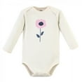 thumbnail image 6 of Touched by Nature Baby Girl Organic Cotton Long-Sleeve Bodysuits 5pk, Blossom, 3-6 Months, 6 of 6