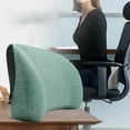thumbnail image 5 of Memory Foam Lumbar Support Pillow for Office Chair & Car - Orthopedic Back Cushion with Removable Washable Cover - Ergonomic Lower Back Pain Relief for Desk Workers & Drivers, 5 of 6