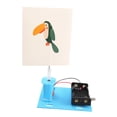 thumbnail image 4 of Jaula eléctrica para experimentos de ciencia, juego de pájaros, juguete educativo, modelo ensamblado para dormitorio, suministros para el hogar,, 4 of 9