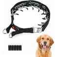 thumbnail image 1 of HZKAICUN Dog Prong Collar, Dog Choke Pinch Training Collar, Adjustable Stainless Steel Links with Comfort Rubber Tips, Quick Release Snap Buckle for Medium Large Dogs, 1 of 14