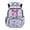 Blue Soccer Glitter Bow, variant on Kids School Backpack, Black Grey Leopard Print Bow Backpack for Kids Girls, 600D Polyester Lightweight Bookbag for Preschool Kindergarten Elementary