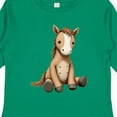 thumbnail image 4 of Inktastic Knitted Horse Boys or Girls Long Sleeve Toddler T-Shirt, 4 of 5
