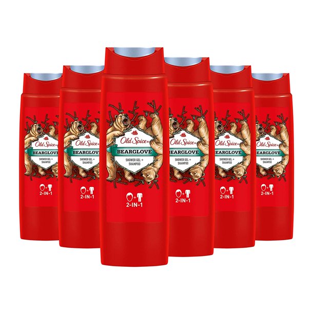 Old Spice Body Wash For Men, Wild Collection Bearglove 2in1 Shower