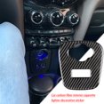 thumbnail image 2 of AIHOME Carbon Fiber Car Interior Cigarette Lighter Decorative Sticker for Mini Cooper JCW F55 F56 Car Interior Cooper Car Interior USB AUX Panel Console Cover Sticker, 2 of 9