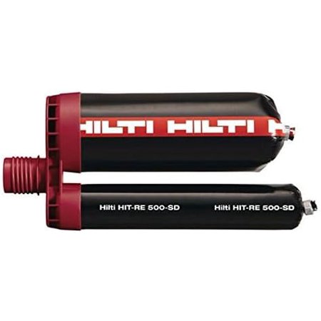 Hilti Injectable Mortar Epoxy adh RE 500-11.1 Oz Cartridge - 340225