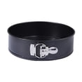 thumbnail image 1 of 4/6/7/8/9/10 Inch Non\-Stick Cake Pan Quick\-Release Chiffon Cake Mold Removable Bottom Round Baking Mould black 18x7cm, 1 of 9