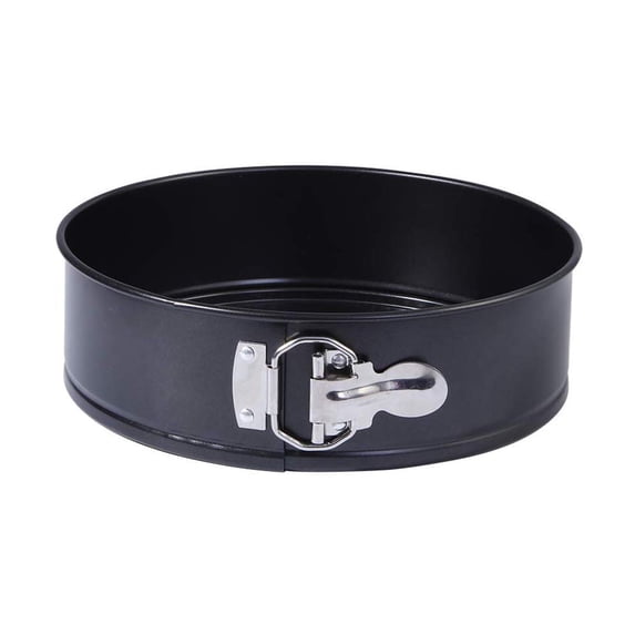 4/6/7/8/9/10 Inch Non\-Stick Cake Pan Quick\-Release Chiffon Cake Mold Removable Bottom Round Baking Mould black 18x7cm