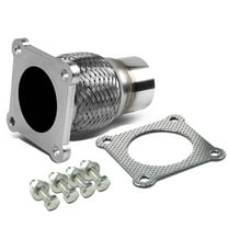 DNA Motoring FXP-DN00 Dodge/Chrysler/Plymouth 2.66" 4-Bolt Exhaust Catalytic Converter Repair Flex Pipe - 1st Gen Fits select: 2001-2005 DODGE NEON, 2000 CHRYSLER NEON