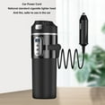 thumbnail image 3 of Portable Smart Car Kettle Cup 500ml, 12V-24V Electric Water Heater, Efficient Heating With Vertical Pattern Style, Insulation Function For Tea, Coffee, Noodles, 3 of 8