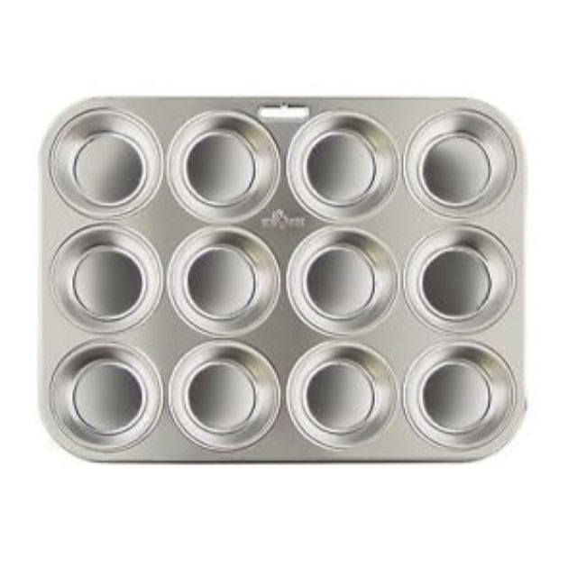 Fox Run Stainless Steel Muffin Pan 12, Bakeware, New