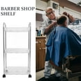 thumbnail image 4 of Shisuyan Multi-Tier Rolling Salon Cart Multi-Functional Storage Trolley Reusable Hair Salon Organizer, 4 of 9
