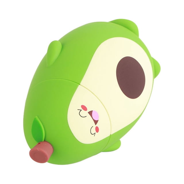 Bonita taza de agua, vaso de aguacate con dibujos animados, vaso de aguacate con dibujos animados, botella de agua con dibujos animados, acabado de lujo