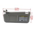 thumbnail image 2 of Car Front Left Sun Visor Panel with Makeup Mirror for 2006-2013 Part Number 7432042501B2, 7431042452B2, 2 of 5
