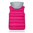 thumbnail image 3 of Homenesgenics Winter Clearance! Puffer Vest for Women Plus Size with Hood 10 Colors Fashion Women Winter Warm Coat Vest Wadded Jacket Pink L, 3 of 7