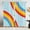 Orange, variant on Funny Rainbow Home Blackout Curtains, Cute Creative Cloud Kids Warm Privacy Curtains, Breathable Foldable Window Drapes Fast Drying Machine Washable for Living Room Bedroom Balcony-W42xL63in